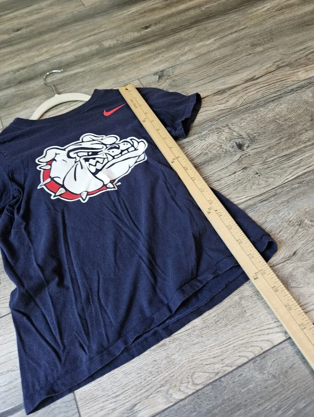 Nike Navy Short-Sleeve Bulldog Graphic Tee Gonzaga